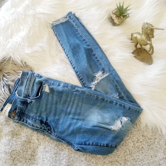 PACSUN High Rise Ankle Jegging Distressed - Picture 8 of 10